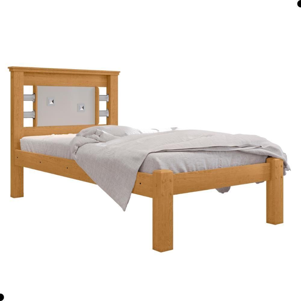 Cama De Solteiro Flex Barretos Naturalle Off White - 3