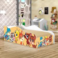 Cama Fun Bichinhos Solteiro Com Colchão - 1