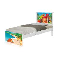 Cama Solteiro Adesivada Terra Dos Dinossauros Com Colchão - 2