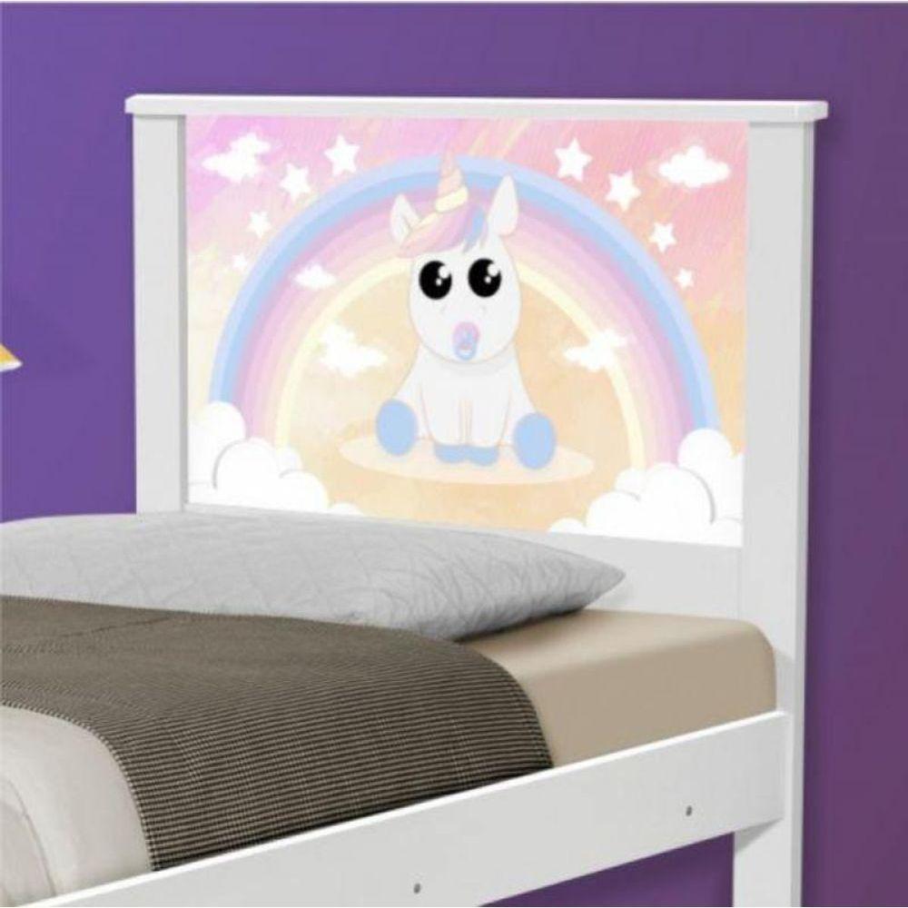 Cama Juvenil Barcelona Unicórnio Baby Com Colchão - 4