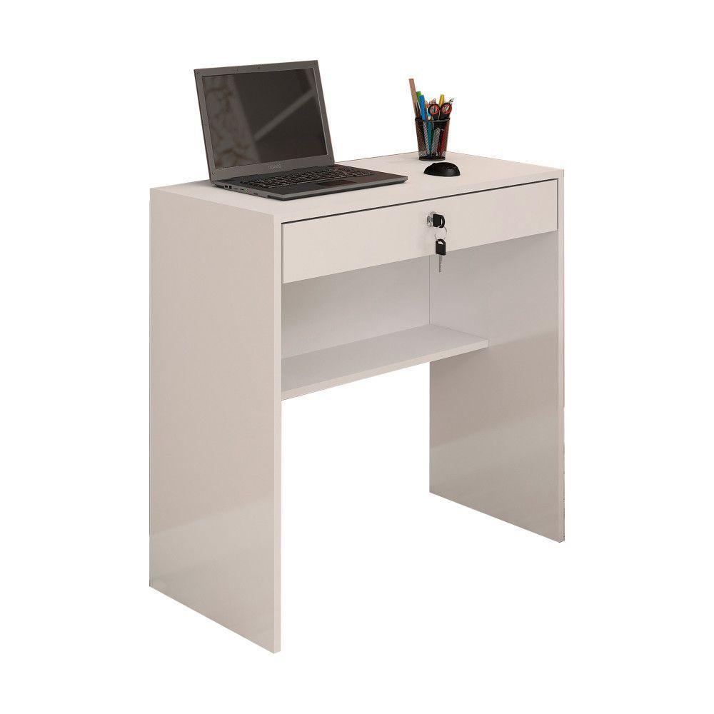 Escrivaninha Andorinha Candian Jcm Movelaria Branco - 5