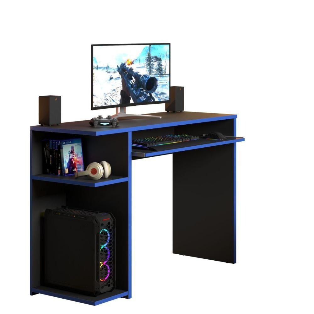Mesa Computador Gamer Poláris Azul - 2