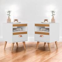 Kit Mesa Apoio 2 Unidades Puerto Iguazú Branco Ype - 1