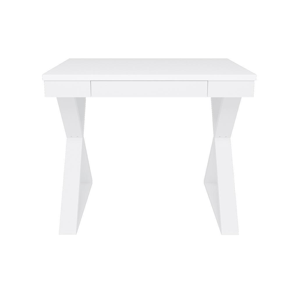 Mesa Para Trabalho Abbiadori Branco - 7