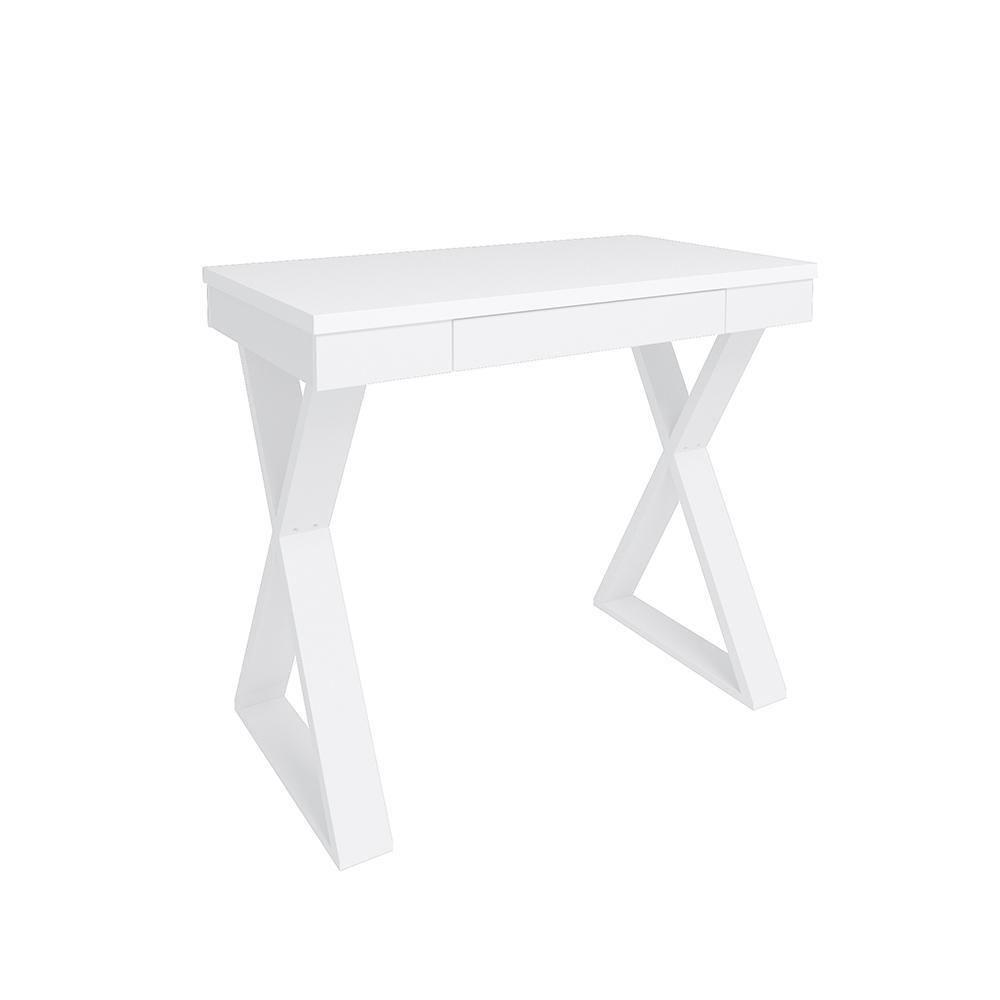 Mesa Para Trabalho Abbiadori Branco - 8