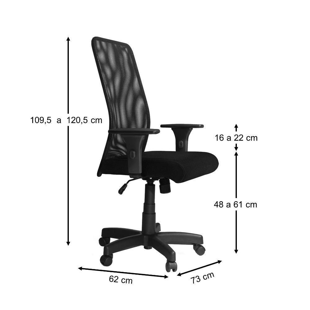 Cadeira Presidente Galaxy Giratória Plus Base Preta - 2