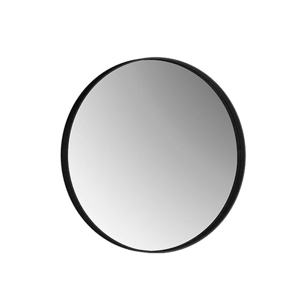 Espelho Decorativo Redondo 50 Cm Palermo Preto - 1