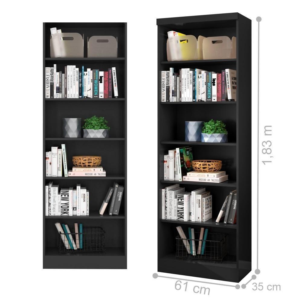 Livreiro Springs Preto Fosco - 2