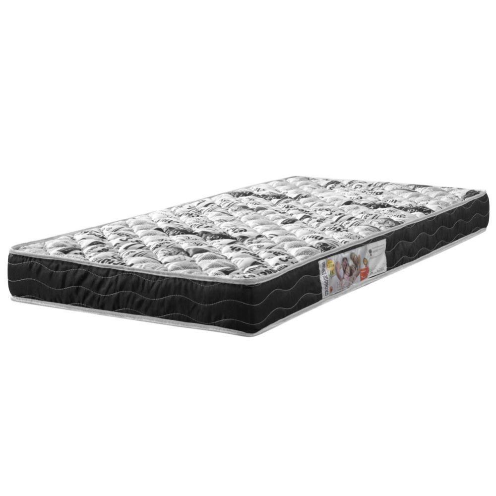 Conjunto 2 Colchões Solteiro 88x188 Espuma D20 Branco - 2