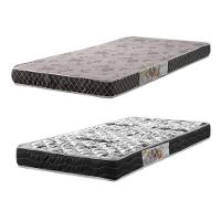 Conjunto 2 Colchões Solteiro 88x188 Espuma D20 Branco - 1