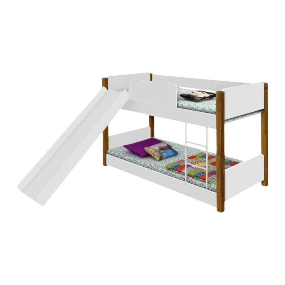 Belicha Escorregador E Colchão Infantil Marisa Branco E Mel - 3