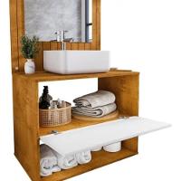 Conjunto Para Banheiro Everton Espelho Pérola - 3