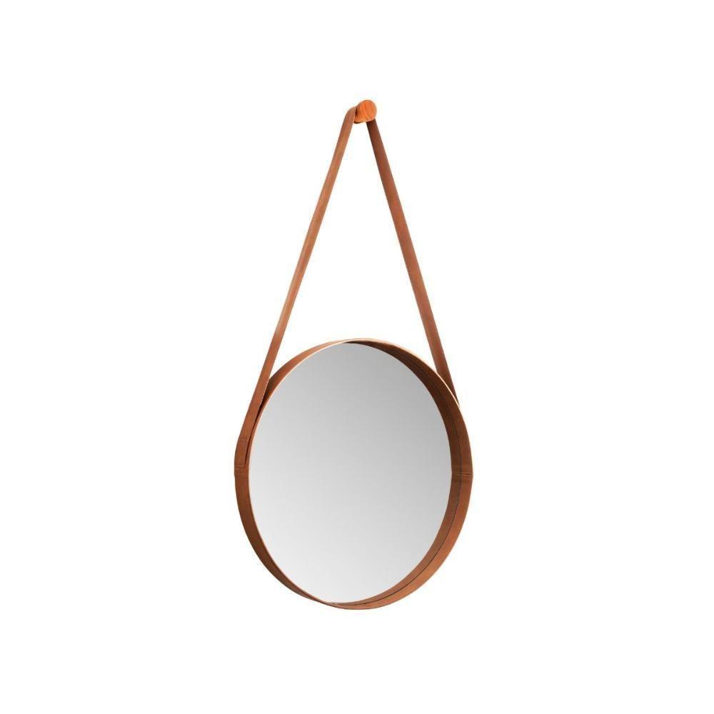 Espelho Orvalho 80 Cm Com Alça Castanho - 2