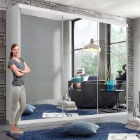 Guarda Roupa Casal Rennes Branco 3 Portas De Correr 4 Gavetas E 9 Espelhos Minastex - 13