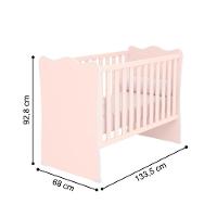 Conjunto Para Quarto Infantil Brighton Rosa Acetinado