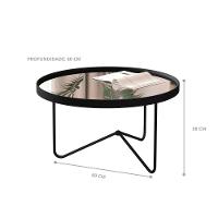 Conjunto De Mesa Saramandaia Preto Preto Fosco