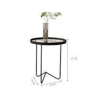Conjunto De Mesa Saramandaia Preto Preto Fosco - 5