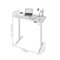 Mesa Astrid Com Regulagem De Altura Branco - 3