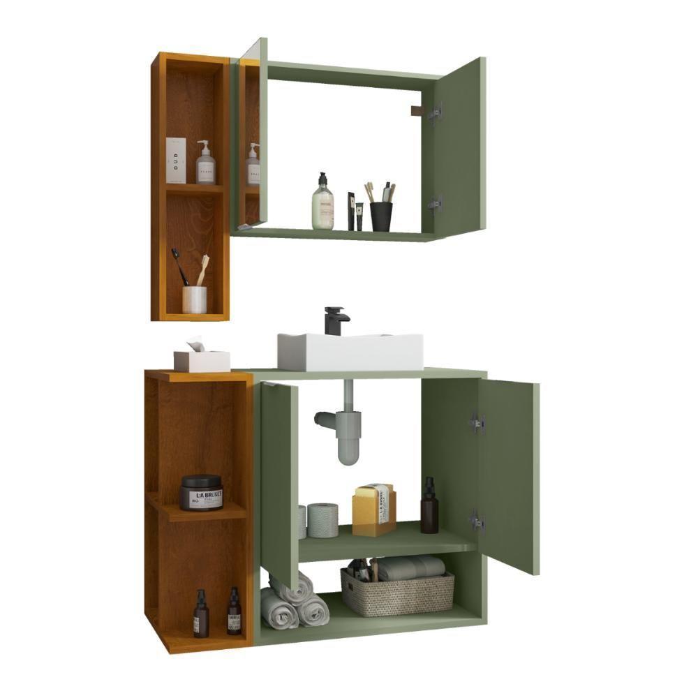 Conjunto Banheiro Catalina Pistache Naturalle - 4