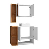 Conjunto Banheiro Catalina Branco Naturalle - 2