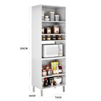 Paneleiro Tarsila De Aço 4 Portas Com Nicho Para Microondas Itatiaia Branco - 3