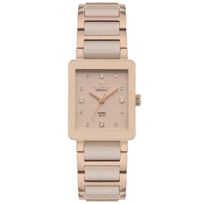 Relógio Technos Feminino Ceramic-saphire Dourado - 2035ncs-2d
