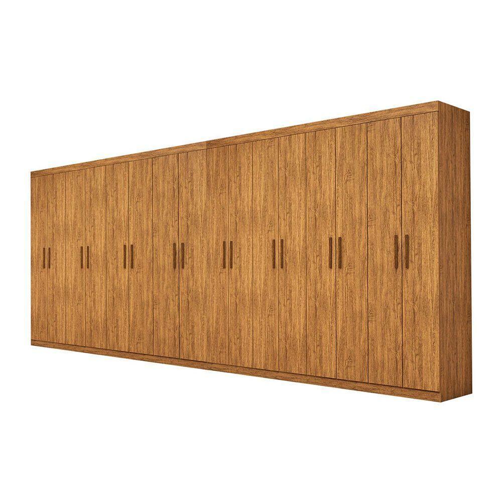 Closet Casal Duplo Rubi Premium 16 Portas 8 Gavetas Cinamomo - 4