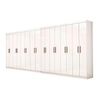 Closet Casal Duplo Rubi Premium 16 Portas 8 Gavetas Branco - 9