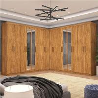 Closet Casal Duplo Rubi Premium 16 Portas Plus 8 Gavetas Cinamomo - 1