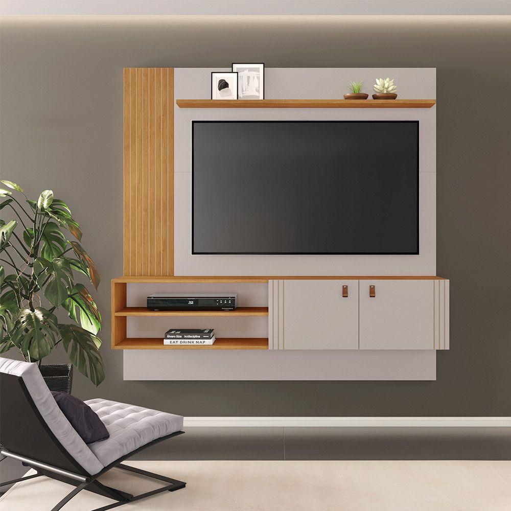 Painel Preciso Candian Jcm Movelaria Off White Com Cinamomo - 1