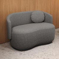 Kit 4 Almofadas Bolacha Redonda Cookie 40x40 Cm Veludo 7 Decor Cinza Escuro - 2