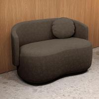 Kit 4 Almofadas Bolacha Redonda Cookie 40x40 Cm Boucle 7 Decor Marrom - 2