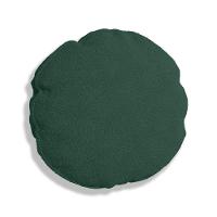 Almofada Bolacha Redonda Cookie 40x40 Cm Boucle 7 Decor Verde Escuro - 1