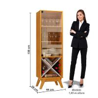 Cristaleira Graça Candian Jcm Movelaria Cinamomo Com Off White