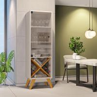 Cristaleira Graça Candian Jcm Movelaria Off White Com Cinamomo - 1