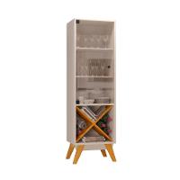 Cristaleira Graça Candian Jcm Movelaria Off White Com Cinamomo - 6