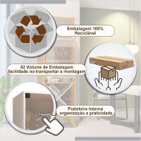 Cristaleira Graça Candian Jcm Movelaria Off White Com Cinamomo - 8