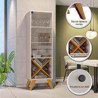 Cristaleira Graça Candian Jcm Movelaria Off White Com Cinamomo - 10