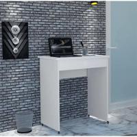 Mesa Escrivaninha Compacto Not 0,70 Para Quarto E Office Com Gaveta Branco - 1