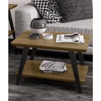 Mesa Centro Caio Freijó Com Pés Madeira Preto - 2