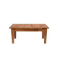 Mesa Centro 10x50 Ripada Madeira Rustica Castanho - 3