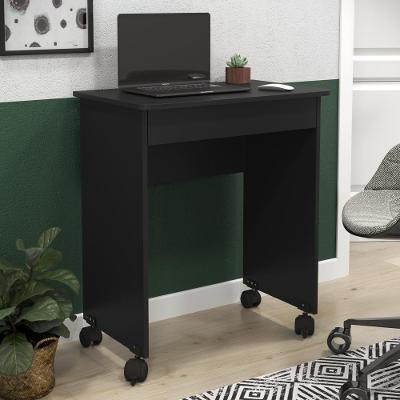 Mesa Escrivaninha Compact Not 0 e 70 com Gaveta em MDF 68cm Preto para Computador