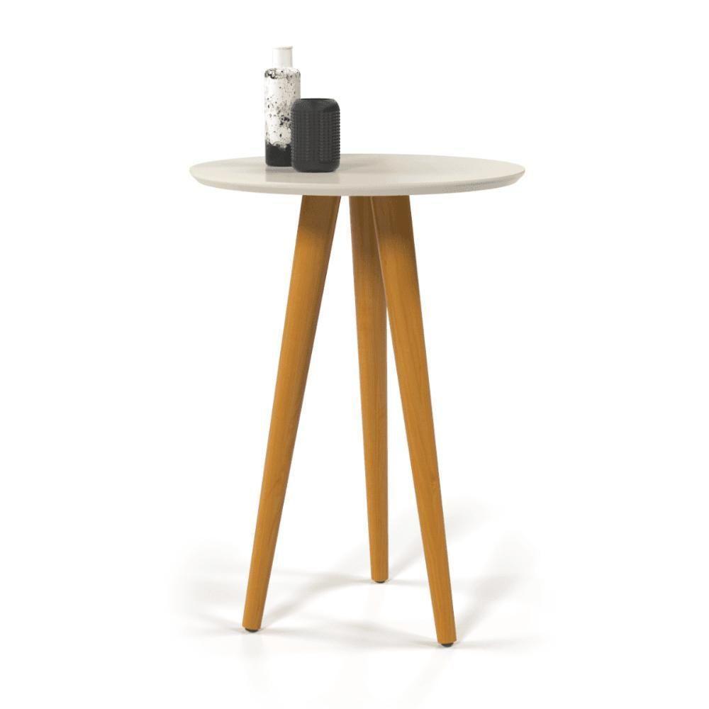 Mesa Lateral 4601 Pés Palito Sala Off White - 4