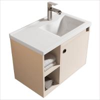 Conj Gabinete C/ Espelheira E Cuba Para Banheiro Adonis Perola