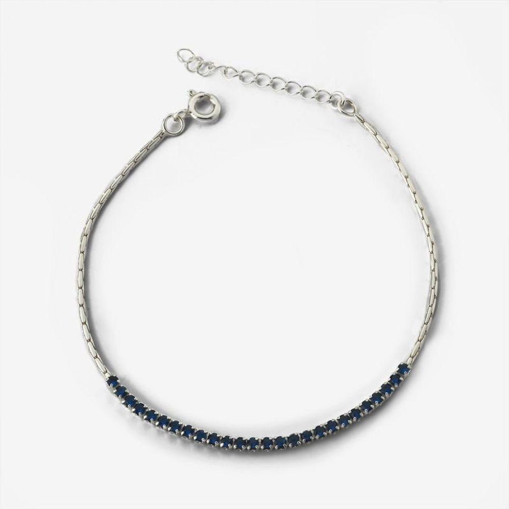 Pulseira Riviera Em Prata 925 Com Zircônias - 1