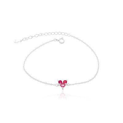 Pulseira Minimalista Três Pontos De Luz Prata 925