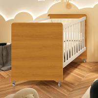 Berço Evolution 4 Em 1 Areia Fosco/savana Com Colchão Para Mini Berço - Reller Móveis Areia Fosco/savana - 3