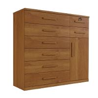 Cômoda Vitoria 1 Porta E 8 Gavetas Plus Com Escala De Brilho Em Fosco Benetil Cinamomo - 7