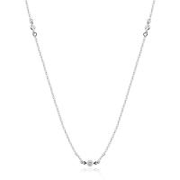 Colar Longo Ponto De Luz Prata 925 - 1