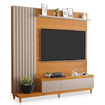 Estante Home Theater Jacarta Freijó-maní Para Tv Até 65? - Móveis Luapa Freijó-maní
